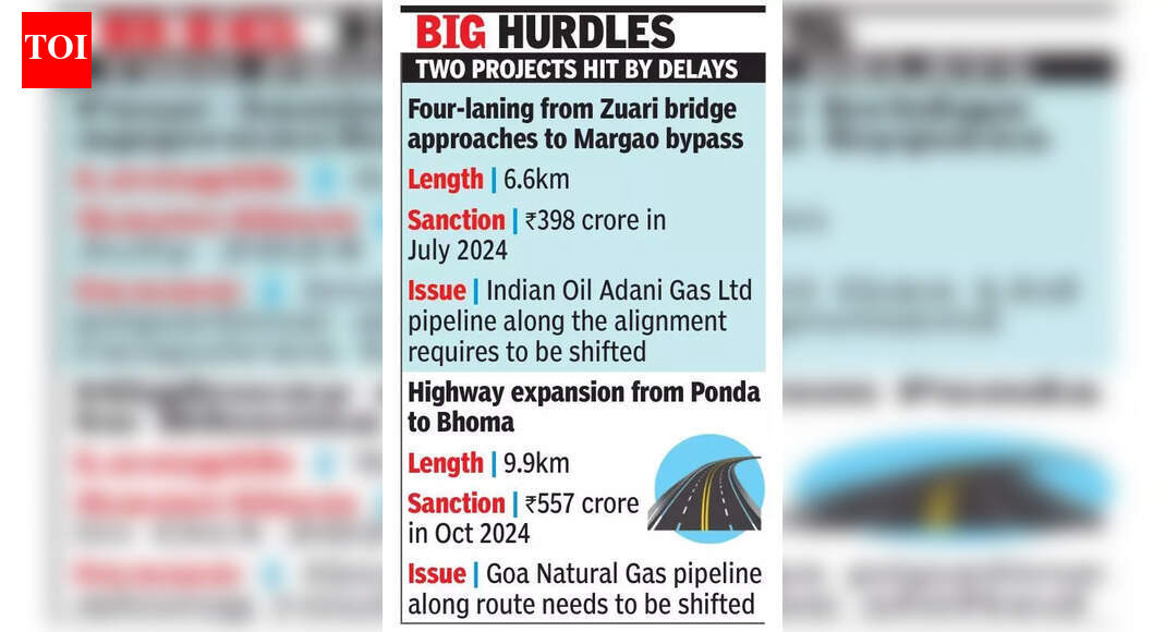 Centre flags 16 months’ delay holding up key road projects in Goa