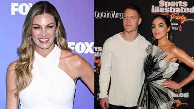 Christian McCaffrey’s wife Olivia Culpo and Erin Andrews turn heads with matching fur fits at 49ers-Eagles playoff clash