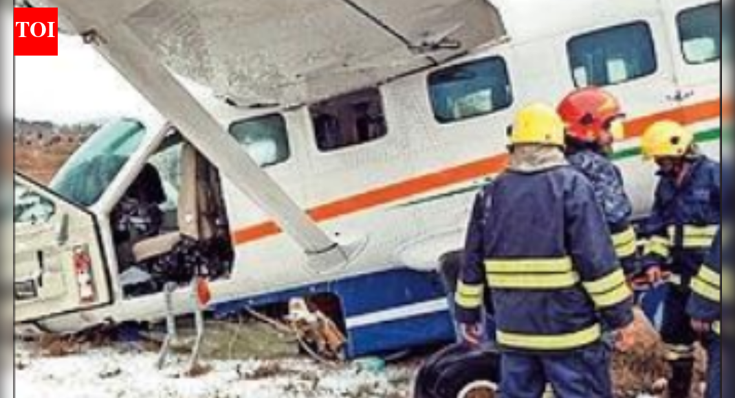 Tyres absorbed shock, saved Cessna from fire