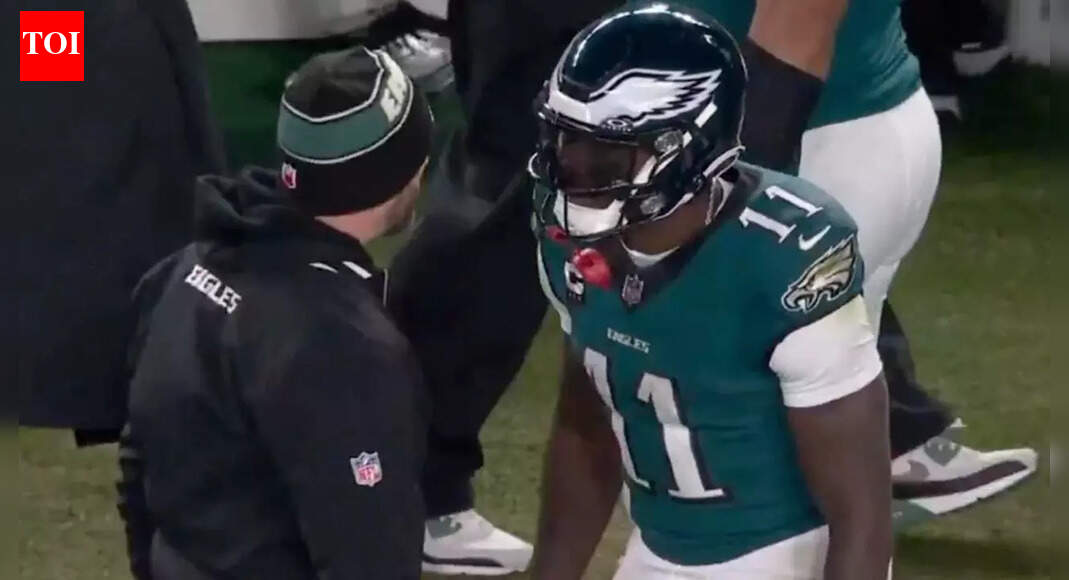 What happened between A.J. Brown and Nick Sirianni that led to a heated Eagles sideline confrontation?