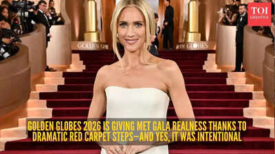 Golden Globes 2026 just went full Met Gala with those dramatic steps - Here’s why the layout was changed