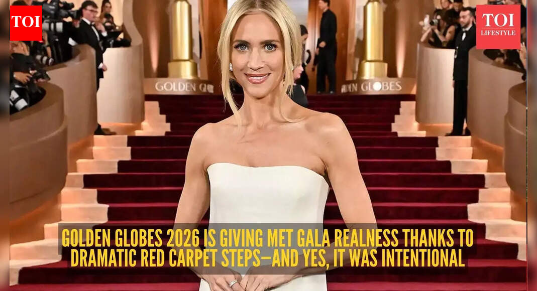 Golden Globes 2026 just went full Met Gala with those dramatic steps - Here’s why the layout was changed