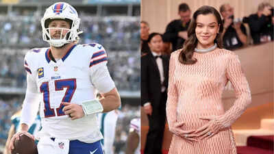 While Hailee Steinfeld stuns with baby bump at Golden Globes, Josh Allen scripts history in Bills’ playoff opener