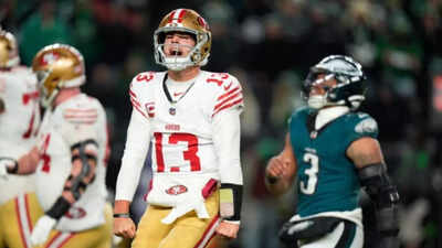 Brock Purdy’s wife Jenna celebrates 49ers playoff win with Claire Kittle amid George Kittle’s heartbreaking injury news