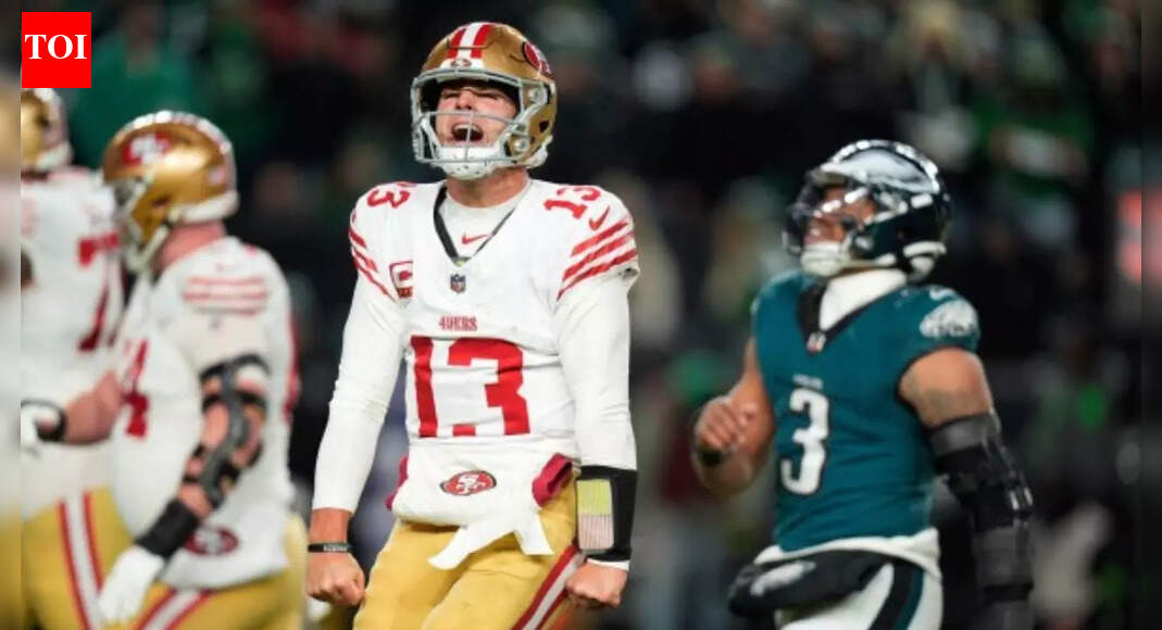 Brock Purdy’s wife Jenna celebrates 49ers playoff win with Claire Kittle amid George Kittle’s heartbreaking injury news