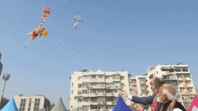Watch: PM Modi kicks off International Kite Festival; shares kite-flying moment with German Chancellor