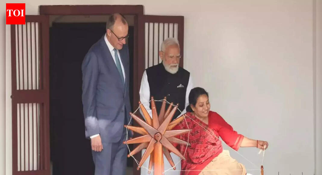 India–Germany meet in Ahmedabad: Leaders visit Sabarmati Ashram, pay tribute to Mahatma Gandhi