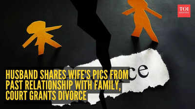 Husband shares wife's old photos from past relationship with his family, Court grants divorce: "Relationship of wife and husband is..."