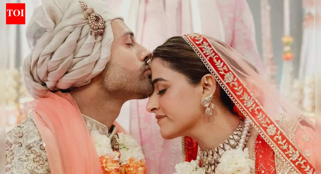 Nupur Sanon, Stebin Ben drop PICS from their Hindu wedding taking 'pheras' after Christian nuptials, Kriti Sanon makes the perfect bridesmaid