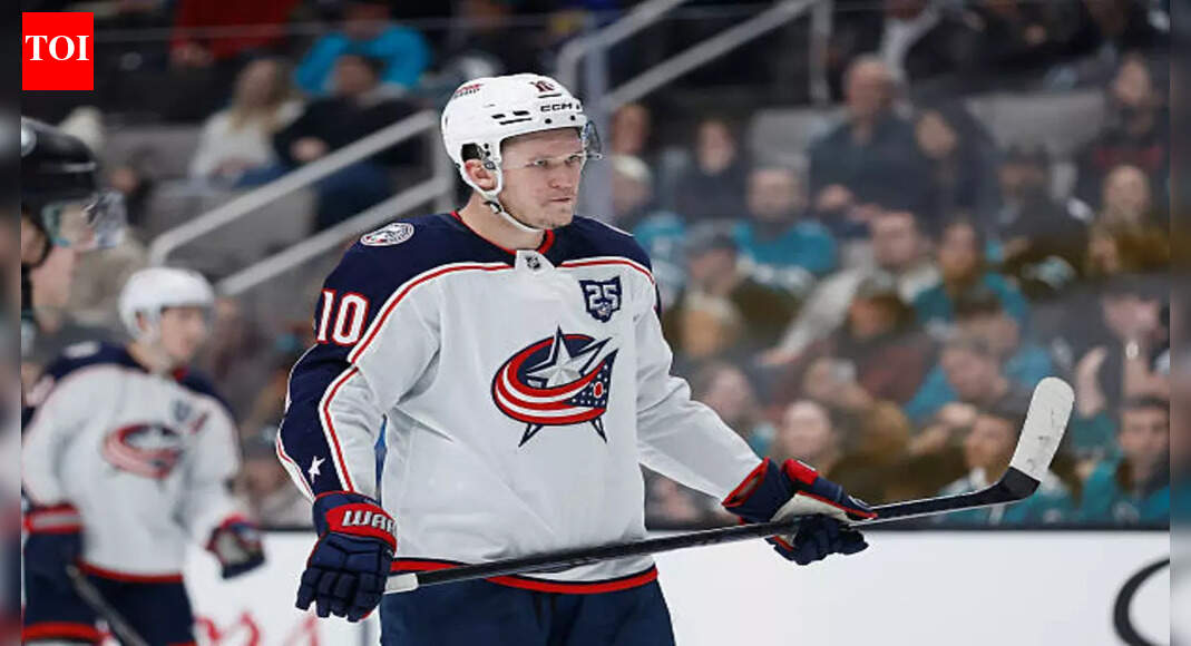 Dmitri Voronkov scores in OT as Blue Jackets end losing streak with win over Utah Mammoth