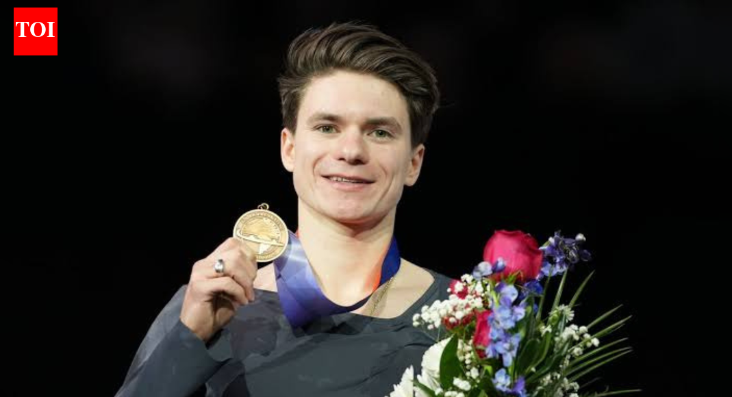 Figure skater Maxim Naumov fulfills Olympic dream one year after parents were killed in plane crash