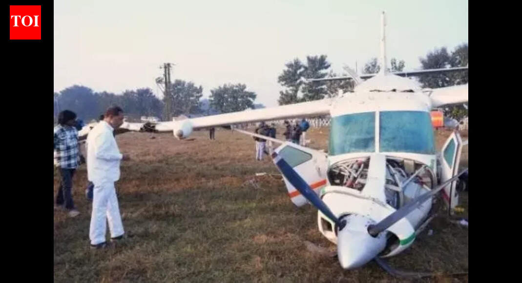 Rourkela plane forced-landing: Minister visits site, promises safety probe