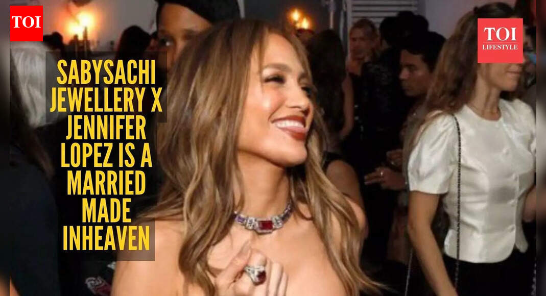 It wasn’t the gown - Sabyasachi jewellery turned Jennifer Lopez into the pre-Golden Globes main event
