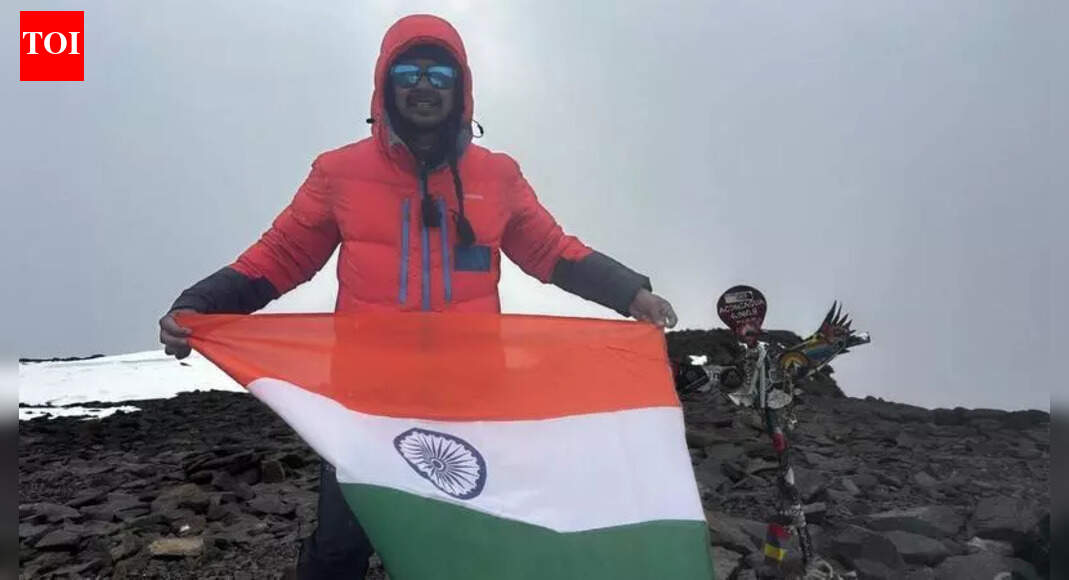 Coding by day, climbing by choice: B’luru techie scales South America’s highest peak Mt Aconcagua