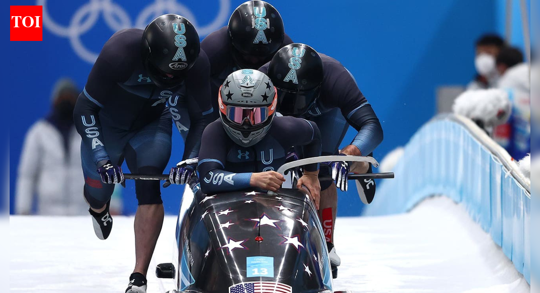 Team USA bobsled run takes shocking turn when Kris Horn is the only one in the sled