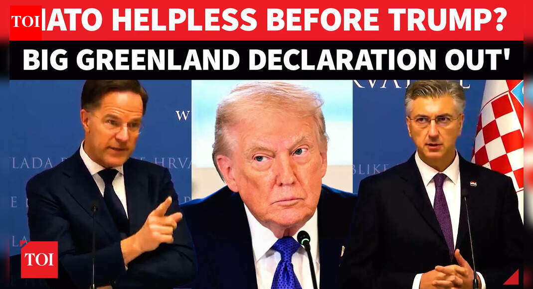 NATO Surrenders GREENLAND To Trump? Bloc Chief Rutte Shocks Denmark With Praise For US President
