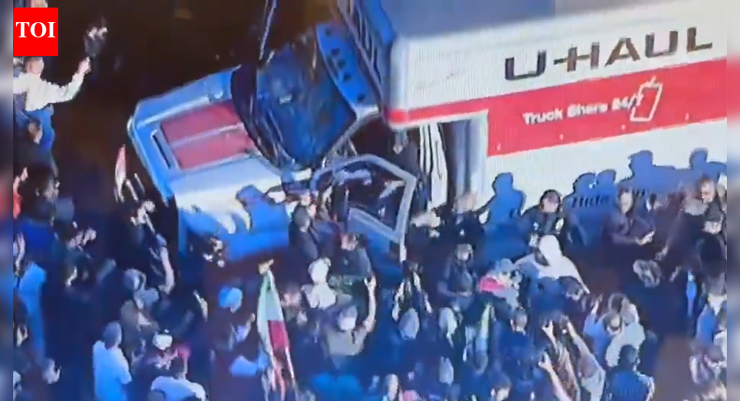 Anti‑Iranian protests in Los Angeles turn chaotic after truck drives into crowd — What we know so far