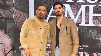 Suniel Shetty gets emotional over son Ahaan Shetty’s struggles after Tadap, says Border 2 came at the right time