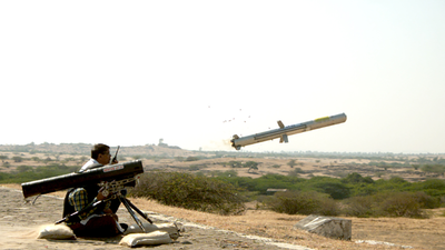 DRDO flight-tests man-portable anti-tank guided missile against a moving target