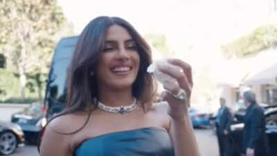 Priyanka Chopra proves she will always be a 'desi girl'; tucks tissue into gown: 'Daadiyon ne achha sikhaya…'