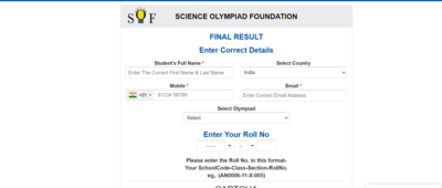 SOF NSO 2025-26 results released at results.sofworld.org/results: Direct link to download here