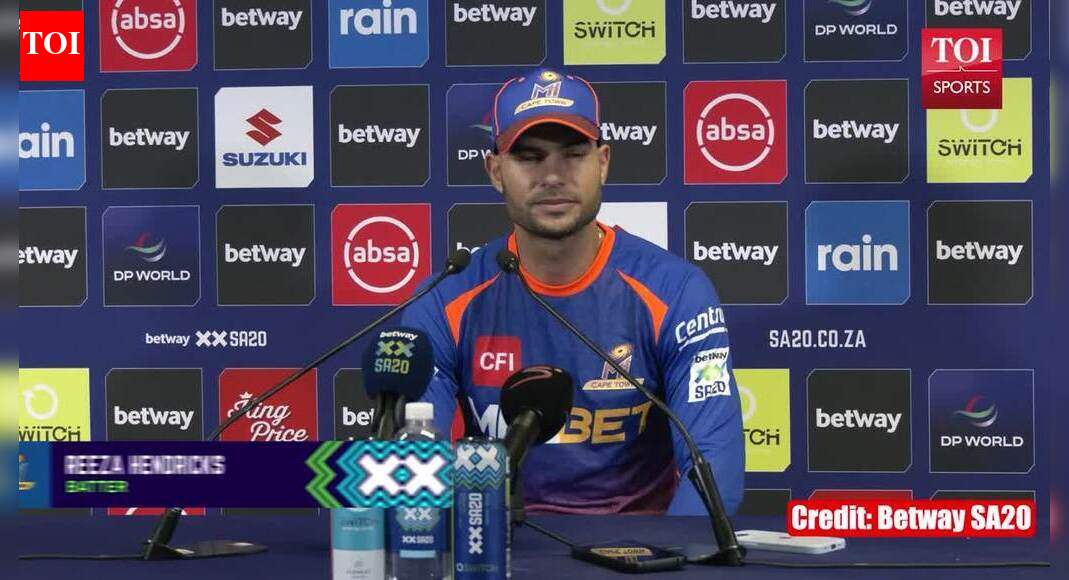 Reeza Hendricks press conference: Why MI Cape Town are losing when chasing