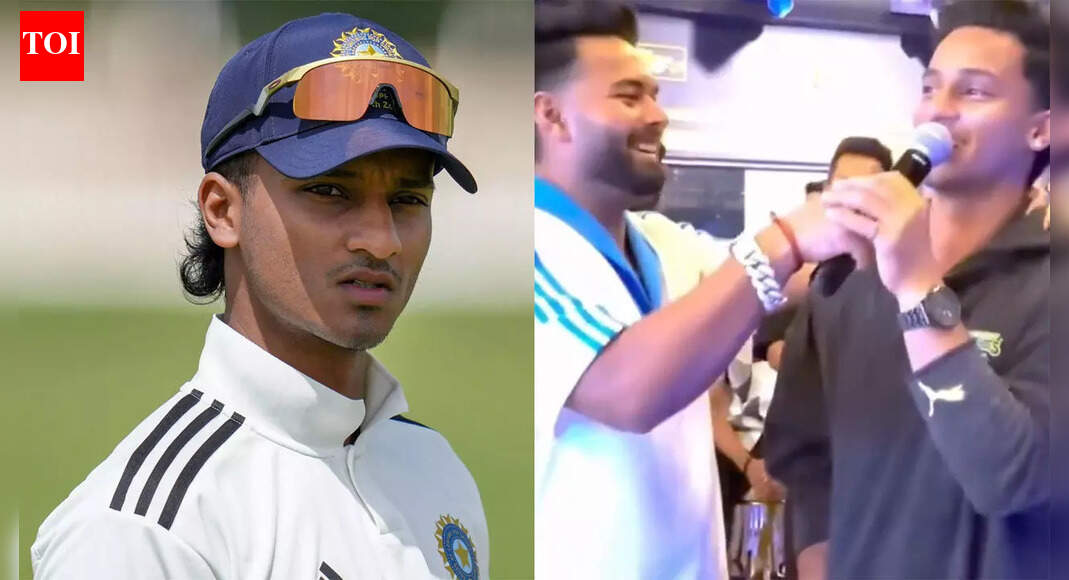 Ayush Badoni sings on Rishabh Pant's request; video goes viral - WATCH