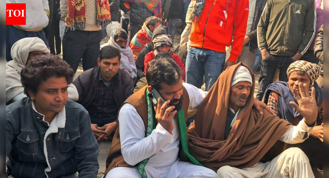 UP factory tragedy: 3 security guards die of suffocation in locked cabin; kin allege murder, stage protest