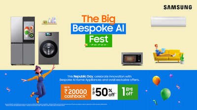 Samsung announces ‘Big Bespoke AI Fest’: Avail big discounts, cashback and rewards on smart appliances