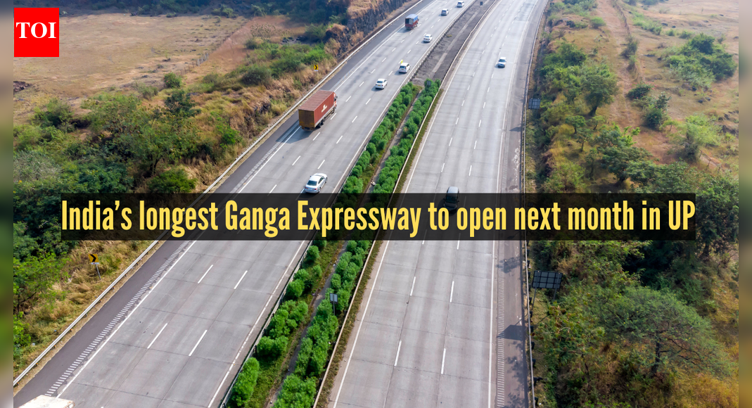 India’s longest Ganga Expressway to open next month in UP: Route, FASTag toll system, faster travel, and more