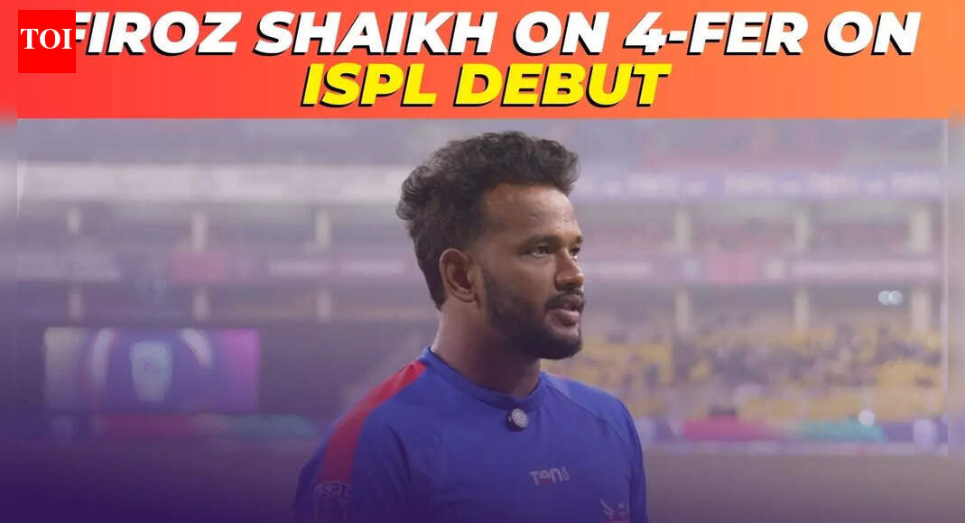 ISPL | Delhi Superheros' Firoz Shaikh on 4-wicket haul vs Ahmedabad Lions