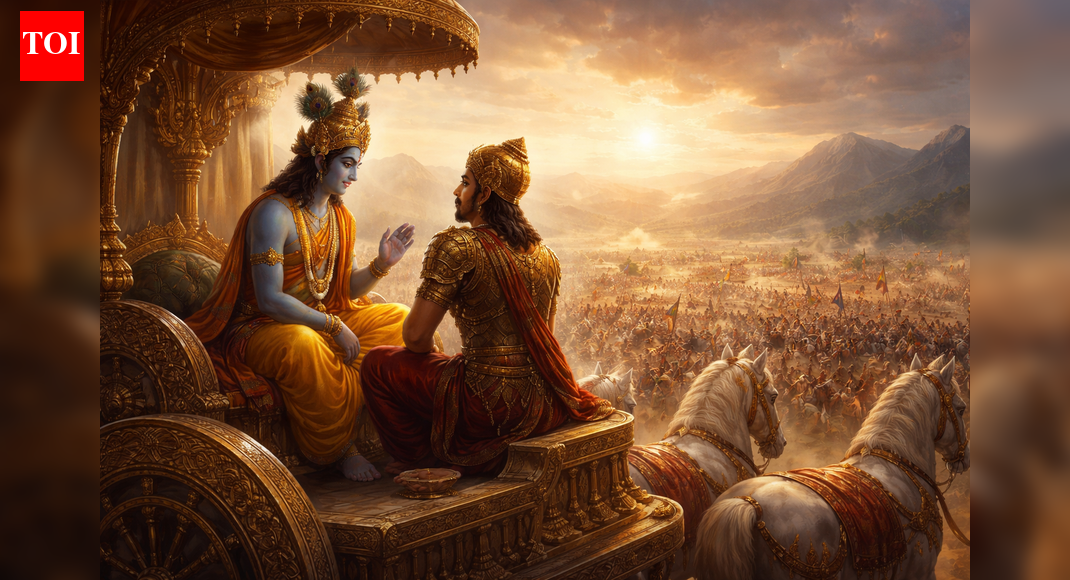 Bhagavad Gita shloka of the day to find peace amid chaos