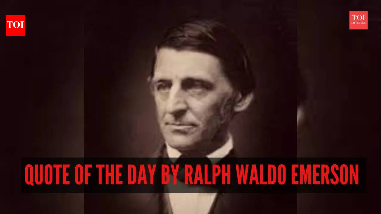 Quote of the day by Ralph Waldo Emerson: “The purpose of life is not to be happy. It is to…”