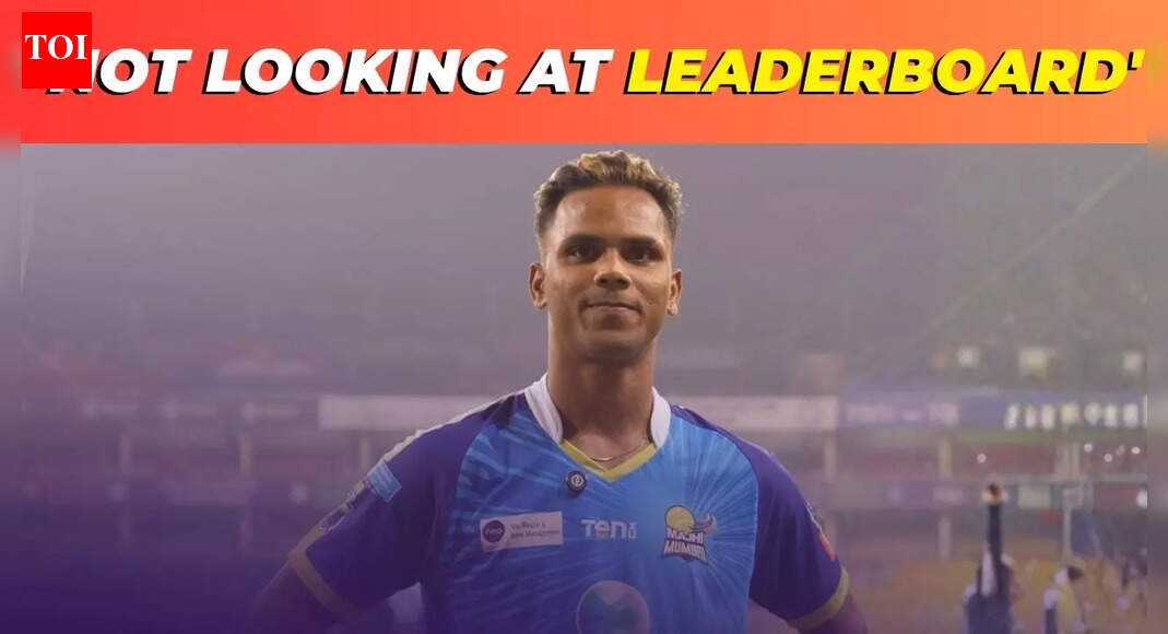 ISPL | Abhishek Dalhor takes 3 wickets in losing cause for Majhi Mumbai vs Delhi Superheros