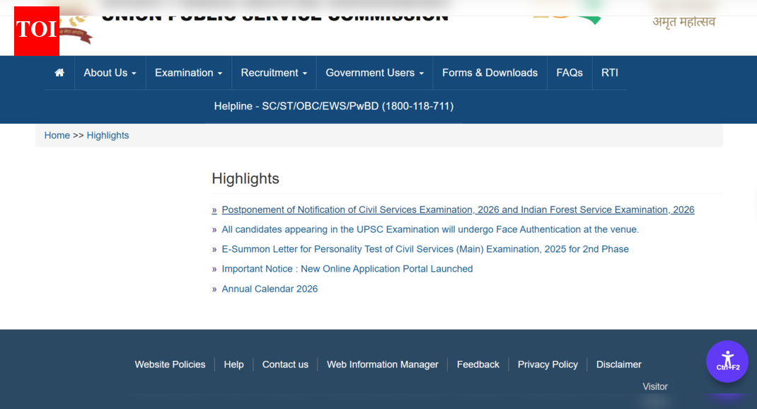 UPSC CSE 2026 notification will not be released today: Here's what aspirants must know