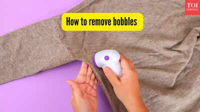 How to remove ugly bobbles or fabric pills from sweaters using simple home remedies