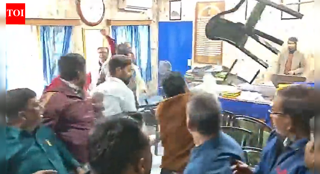 Poll office vandalised in Bengal: SIR hearing suspended; FIR filed