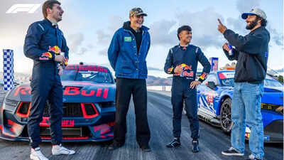 Daniel Ricciardo, Max Verstappen and Arvid Lindblad spark excitement with surprise reunion ahead of Racing Bulls livery launch
