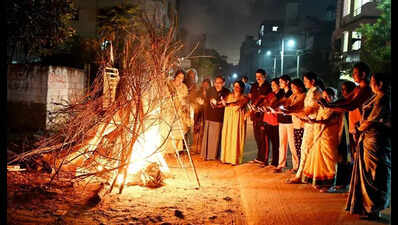 Bhogi celebrated with fervour as Sankranti festivities begin across Andhra