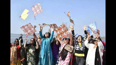 Bhojpal Kite Fest paints Bhopal sky with melange of colours on Makar Sankranti