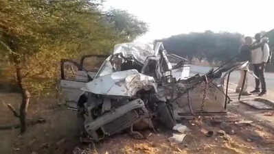 Six women of a family die in head-on Sikar NH collision