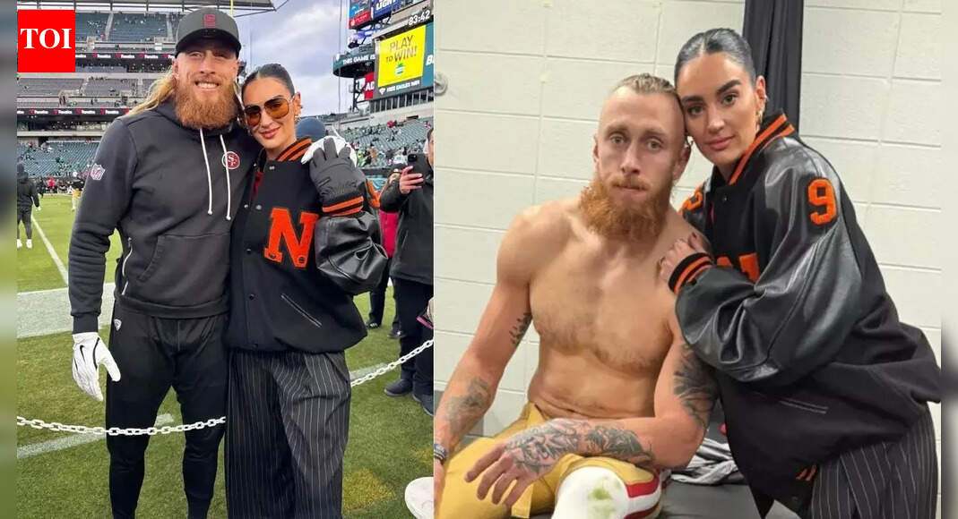 George Kittle’s wife Claire shares emotional injury update as 49ers star begins his long road back