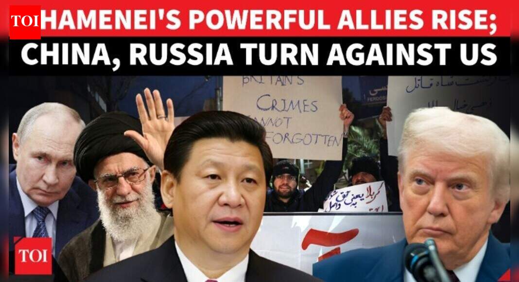 China & Russia Turn On US As Iran Unrest Sparks Global Showdown | 'Trump's Threat Of Force...'
