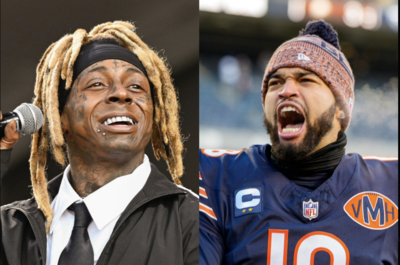 Lil Wayne cools tensions with Caleb Williams following the Bears’ stunning comeback win