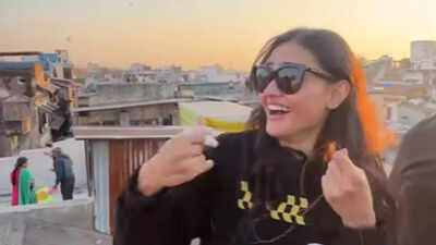 'Mardaani 3' actress Janki Bodiwala’s kite flying moment; Fans fall in love again - Watch video