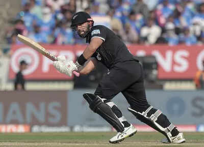 Daryl Mitchell’s hundred upstages KL Rahul’s effort as New Zealand level ODI series with seven-wicket win