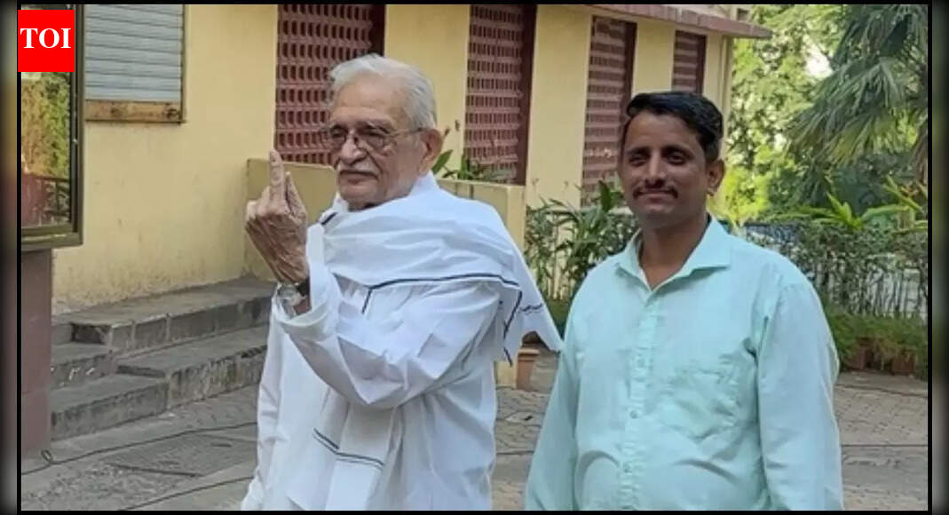 Maha local Polls: Gulzar marks his vote, Kiran Rao and Junaid Khan join the electoral roll