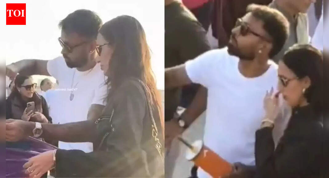 Hardik Pandya flies kites with girlfriend Mahieka Sharma in Jaipur – Watch