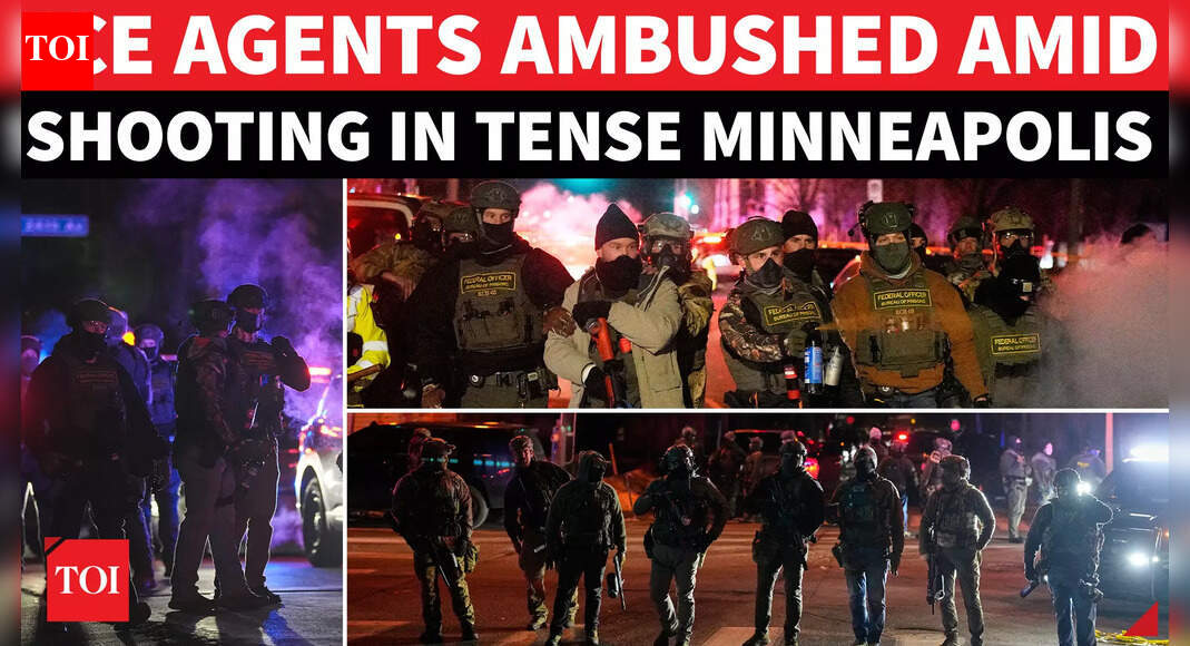 ICE Agents AMBUSHED In Minneapolis; Officer Attacked, Shooting Follows | Three Held Amid Clashes