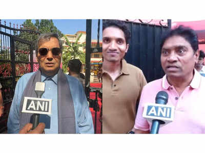 BMC Polls: Filmmaker Subhash Ghai, Johnny Lever step out to cast their votes